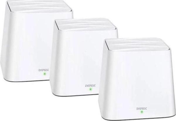 Everest Finix 2.4Ghz 5Ghz 3 Lü Mesh Kablosuz Ac Router MW3-3P - Image 1