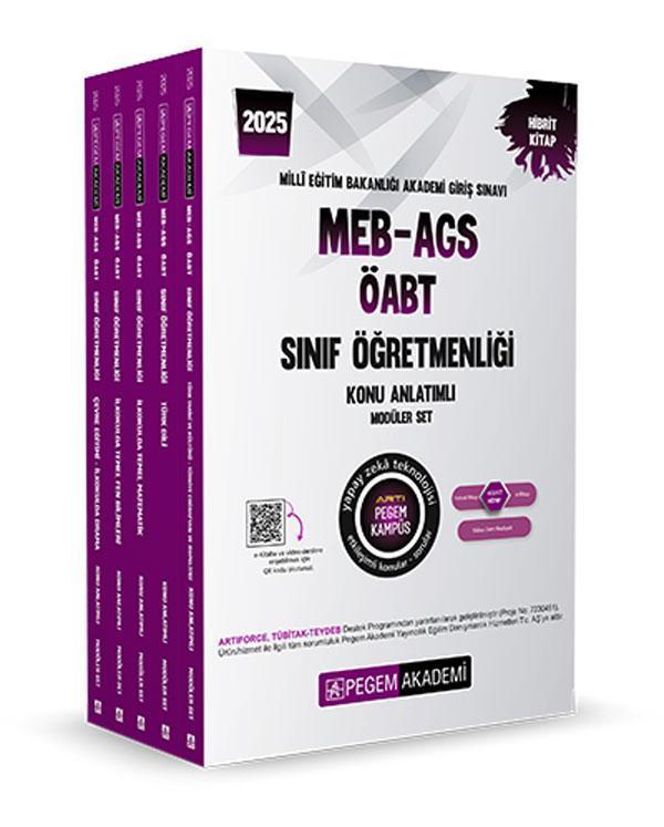2025 MEB-AGS-ÖABT Sınıf Öğretmenliği Konu Anlatımlı Set (5 Kitap) - Pegem Akademi Yayıncılık - Image 1