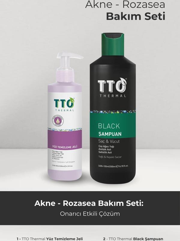 TTO Akne Rozasea Onarıcı Etkili Bakım Seti - Image 1