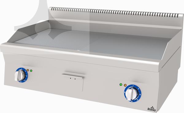 Atalay AEI-1060/ND Elektrkli Nervürlü+Düz Izgara 1000x600x300 mm - Image 1