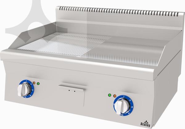 Atalay AEI-860/ ND CR Elektrikli Nervürlü+Düz Izgara 800x600x300 mm - Image 1