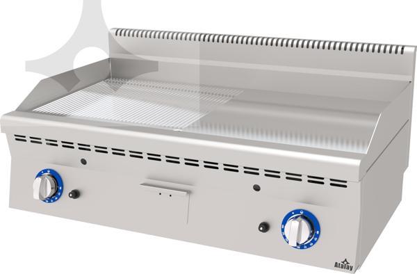 Atalay AGI-1060/ ND CR Gazlı Nervürlü Izgara 1000x600x300 mm - Image 1