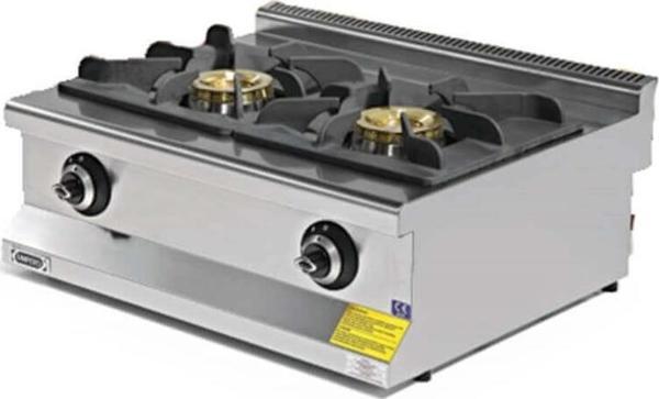 Empero  2 Brülörlü Gazlı Ocak-BÜYÜK BRULÖR-EMP.6KG020-O - Doğalgazlı - Image 1