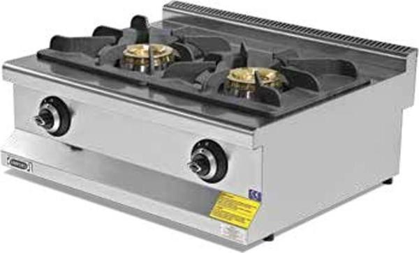 Empero  2 Brülörlü Gazlı Ocak-BÜYÜK BRULÖR-EMP.6KG020-O - LPGli - Image 1