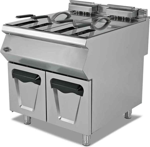Empero EMP.PLS.7FG020 Gazlı Fritöz Dolaplı 16+16 Litre 80x73x85 cm - Doğalgazlı - Image 1