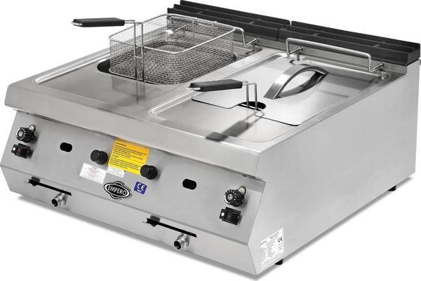 Empero EMP.PLS.7FG020-S Gazlı Fritöz 12+12 Litre - LPGli - Image 1