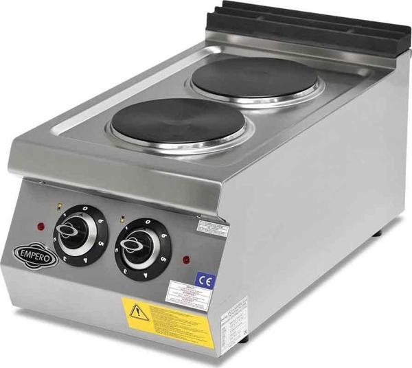 Empero EMP.PLS.7KE010-Y Elektrikli Ocak 2 Yuvarlak Pleytli - Image 1