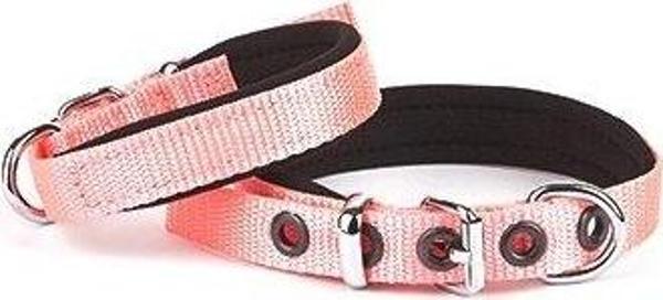 Doggie Softlu Köpek Boyun Tasması 1,5 cm x 35 cm Pembe - Image 1