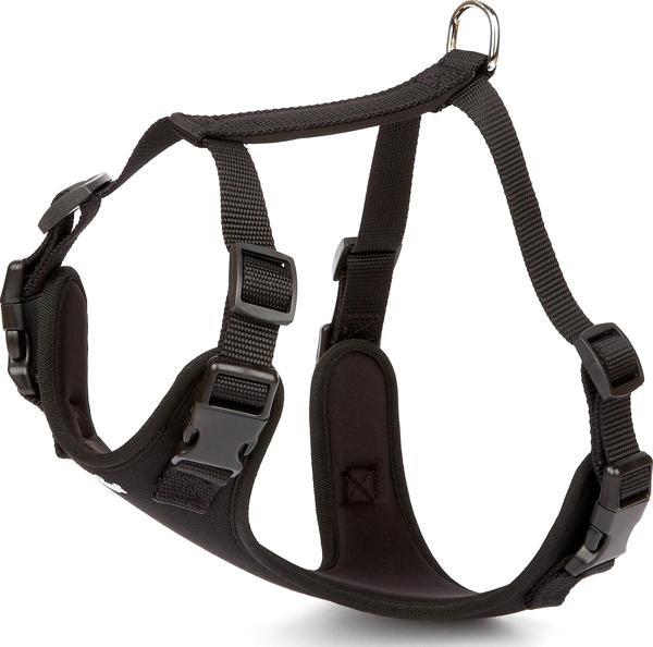 Doggie Havalı Ped Dokuma Köpek Göğüs Tasması 45/55 cm Siyah - Image 1
