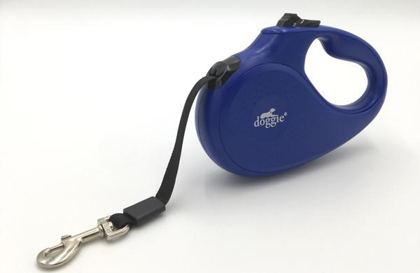 Doggie Master Seri Otomatik Makaralı Köpek Gezdirme 50 kg / 5 M Mavi - Image 1