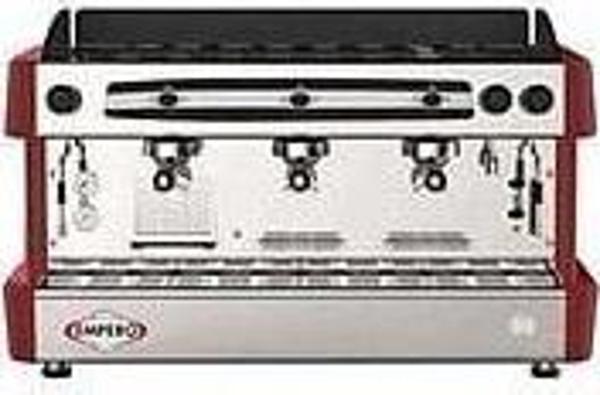 Empero EMP.CPC.3GR Espresso Kahve Mak. - 3 grup - yarı otomatik - kırmızı - Image 1