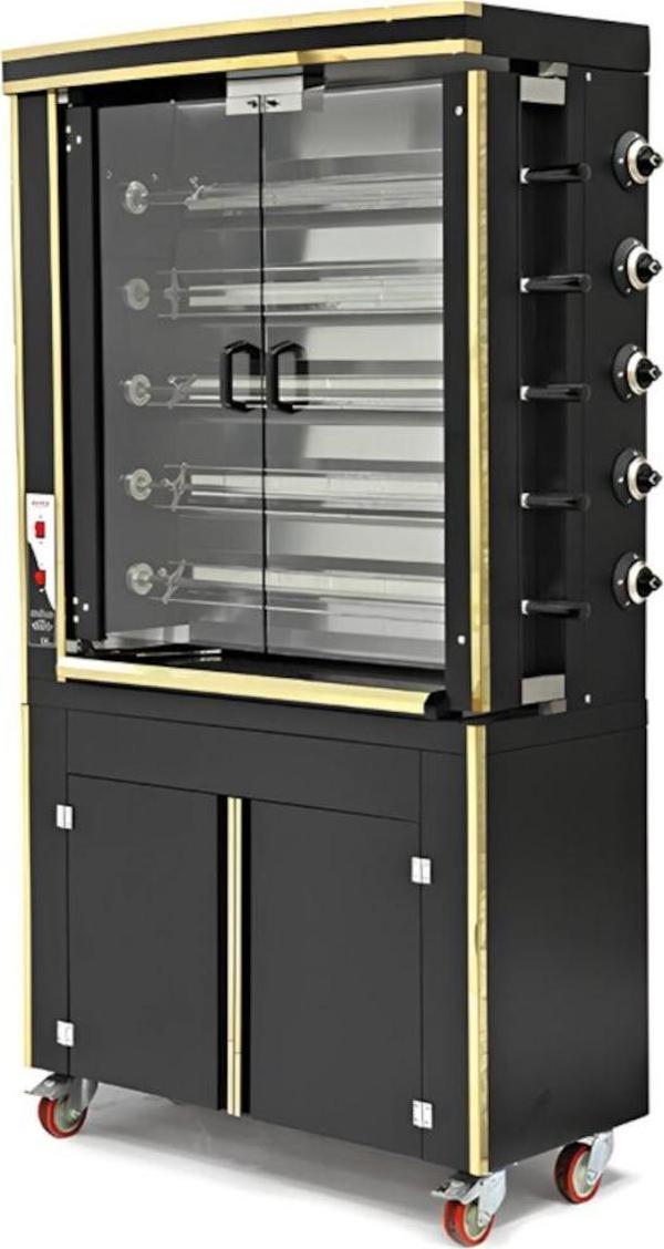 Empero EMP.PLS.5EG Plus Gold Piliç Kızartma Makinesi Gazlı 30 Piliç Kapasiteli - LPGli - Image 1