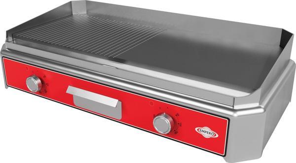 Empero EMP.SIE.022 Mini Setüstü Elektrikli Izgara Düz Pleyt Düz + Nervürlü - Image 1