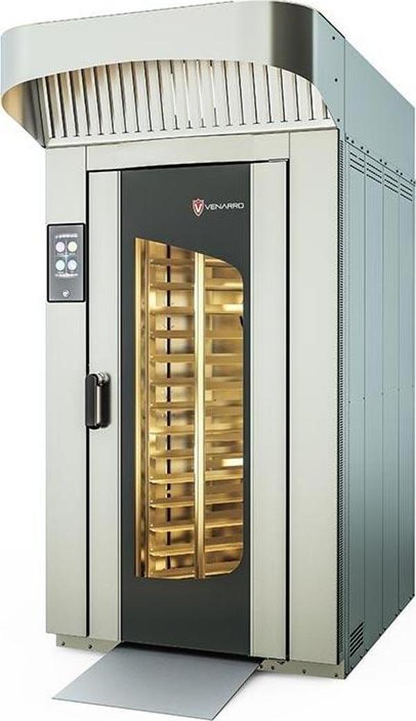Venarro Roblin DEF - P14/40 A - Arabalı Döner Patisserie Fırın - 14 Tepsi Kapasiteli - 40x60 cm - Elektrikli - Image 1