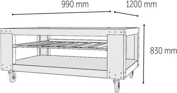 Venarro DYTF - 117 A Alt Stand - Mini modüler fırın için - Image 1