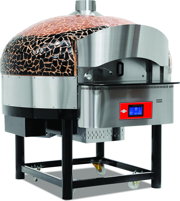 Empero EMP.SPO.02-D-BB-LPG Dijital Gazlı Döner Taban Pizza Fırını 9 Pizza Kapasiteli -Kahverengi, Siyah LPG'li - Image 1