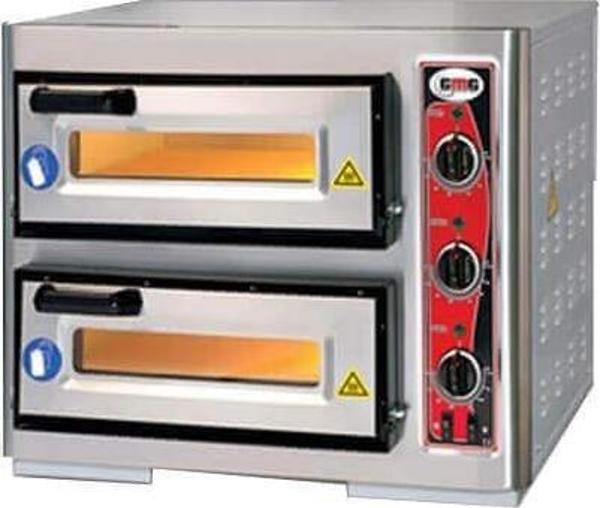 Gmg PF5050DE3  Pizza Fırını-Çift Katlı-220 V-içi 50x50 cm - Image 1
