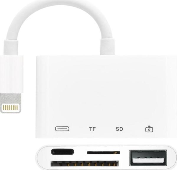 iPhone X 11 12 13 Pro Plus Kart Okuyucu Kamera Bağlantı Kiti Şarj - Image 1