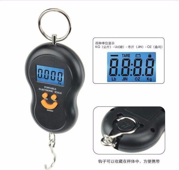 50 Kg Led Işıklı El Kantarı Bavul Kurban El Terazisi + 2 Adet Pil - Image 1