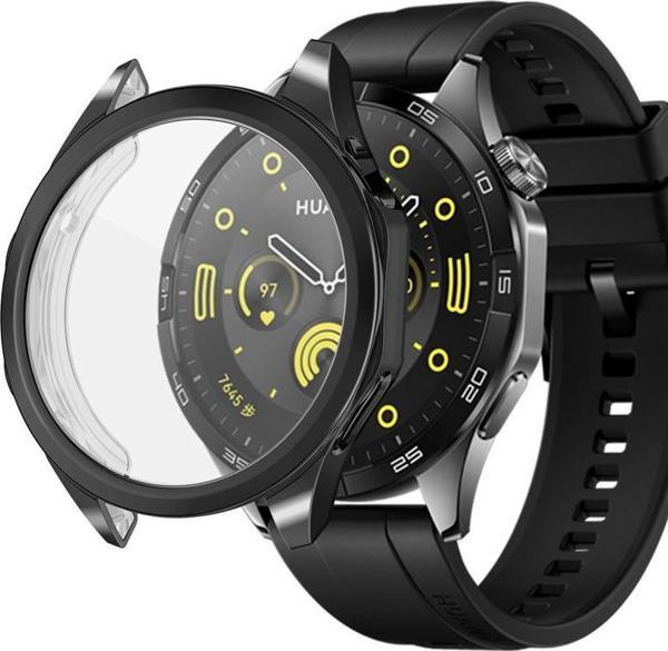Huawei Watch Gt4 46mm Uyumlu Kasa Ekran Koruyucu 360 Tam Koruma Kılıf Kapak - Image 1