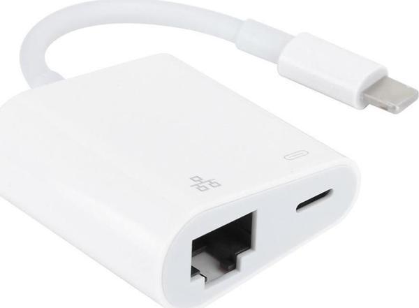 iPhone iPad Lightning Rj45 Ethernet Gigabit Adaptörü Otg NK1035H - Image 1