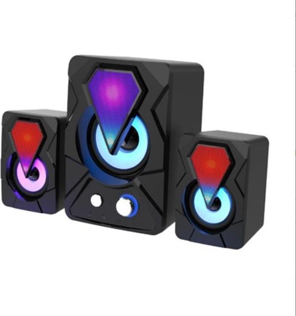E-1306 Telefon Bilgisayar Tablet RGB Stereo Usb Subwoofer Hoparlör - Image 1
