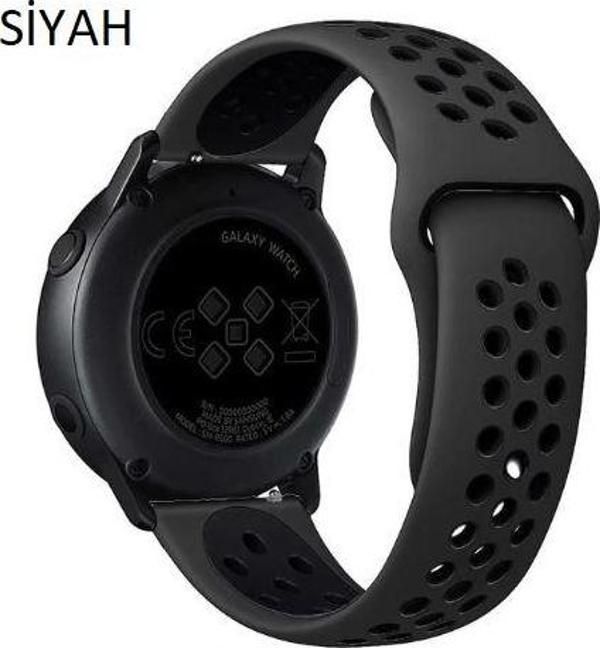 Samsung Gear S3 Gear Watch 3 45mm Uyumlu Spor Silikon Kordon Kayış - Image 1