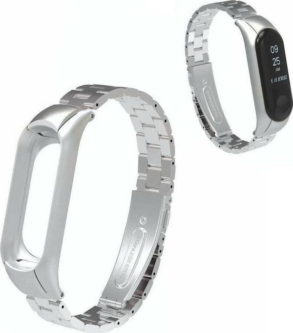 Xiaomi Mi Band 3 4 Uyumlu Akıllı Bileklik Kordon Kayış Çelik - Image 1