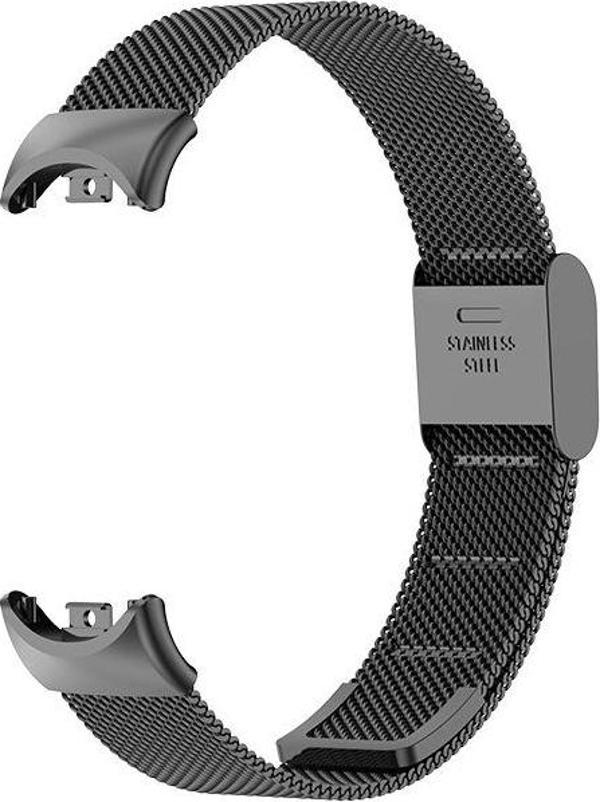 Xiaomi Mi Band 8 Mi Band 9 Uyumlu Paslanmaz Metal Hasır Tokalı Kordon Kayış - Image 1