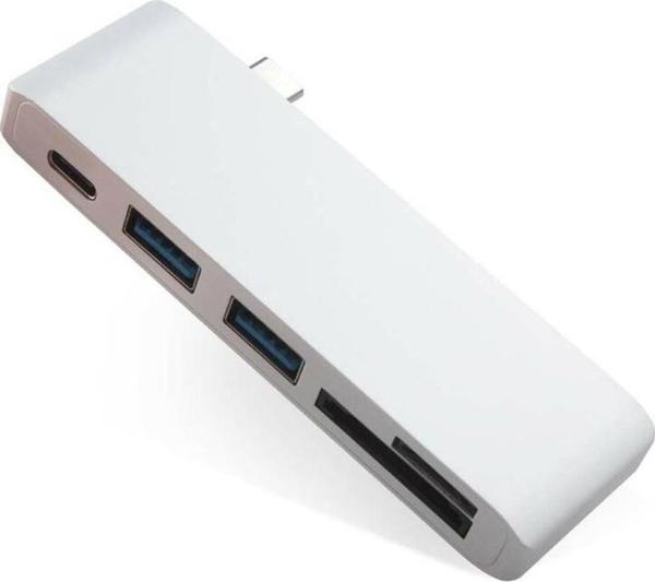 Type-C Usb C 3.1 Şarj Girişli 2 Port Usb 3.0 Hub Kart Okuyucu Sd Micro SD Combo - Image 1