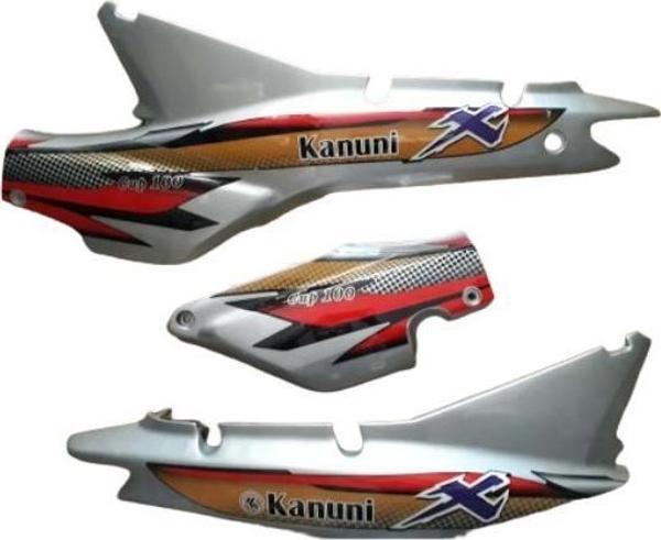  Yan Kapak (3 Parça) Gri Cup100 Kanuni - Image 1