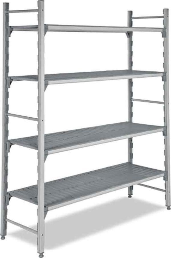 Empero EMP.40250-18-D  Polipropilen Raflar - Delikli Tablalı En 250x40x180 cm - Image 1