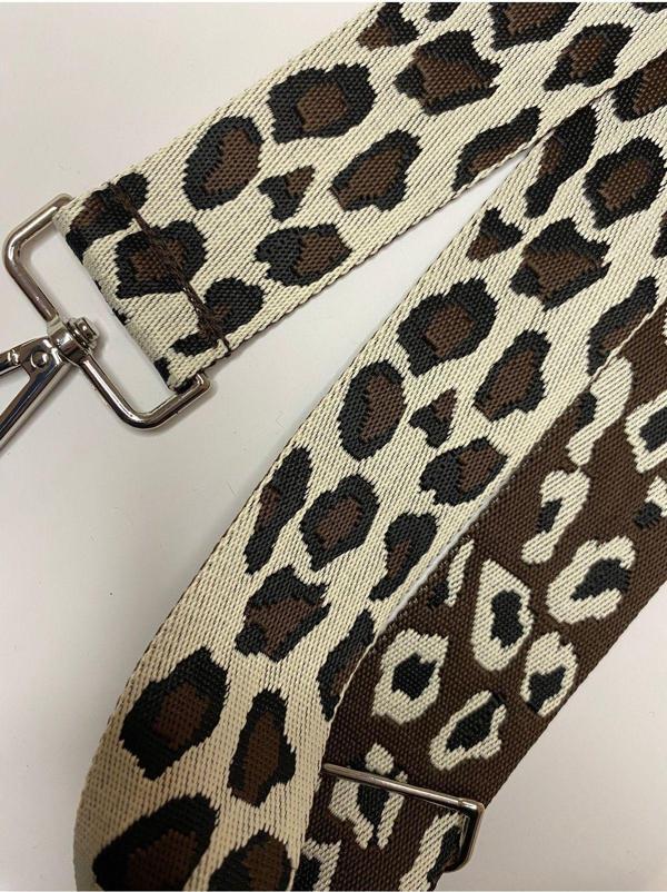 Mute Bag Leopard Pattern Chevron Ayarlanabilir Çanta Sapı - Image 1