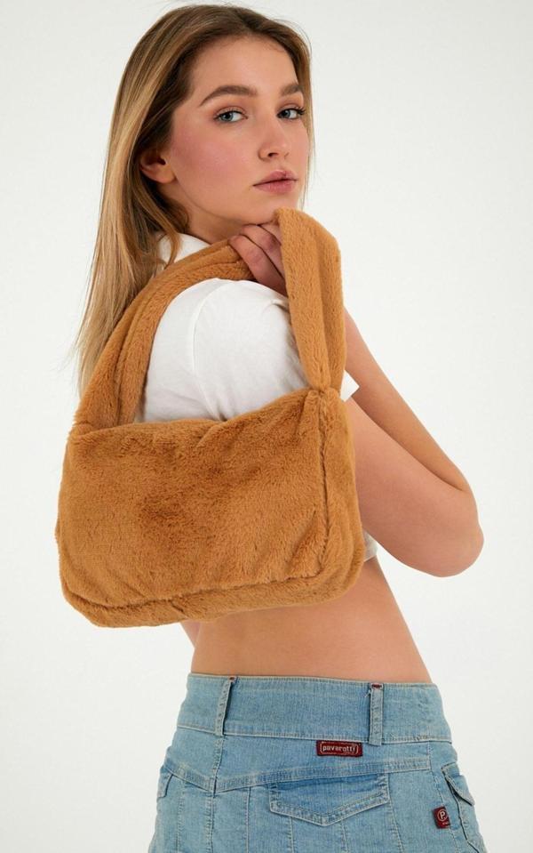 Mute Bag Sütlü Kahve Toscana Baget Çanta - Image 1
