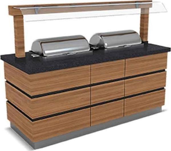 Empero KPD.SSC-N.01 Kapadokya Sıcak Servis Ünitesi Nefeslikli 1 Chafing Dish - Image 1