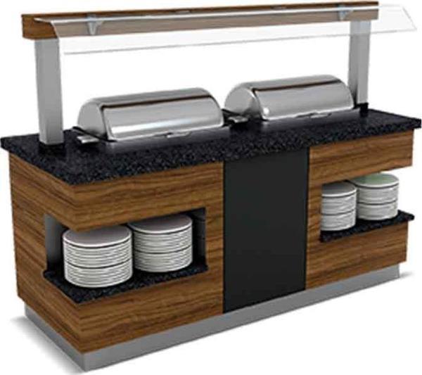 Empero SML.SSC-N.01 Sümela Sıcak Servis Ünitesi Nefeslikli 1 Chafing Dish - Image 1