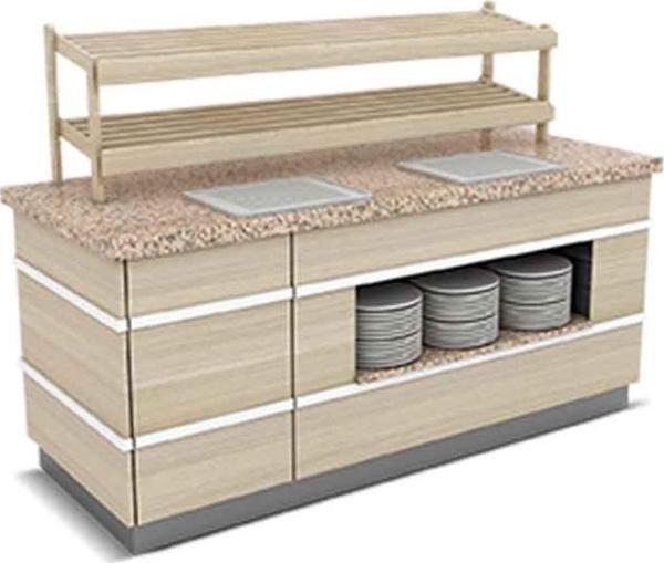 Empero GLT.ESU.03 Galata Ekmek Servis Ünitesi 140x90x90/150 cm - Image 1