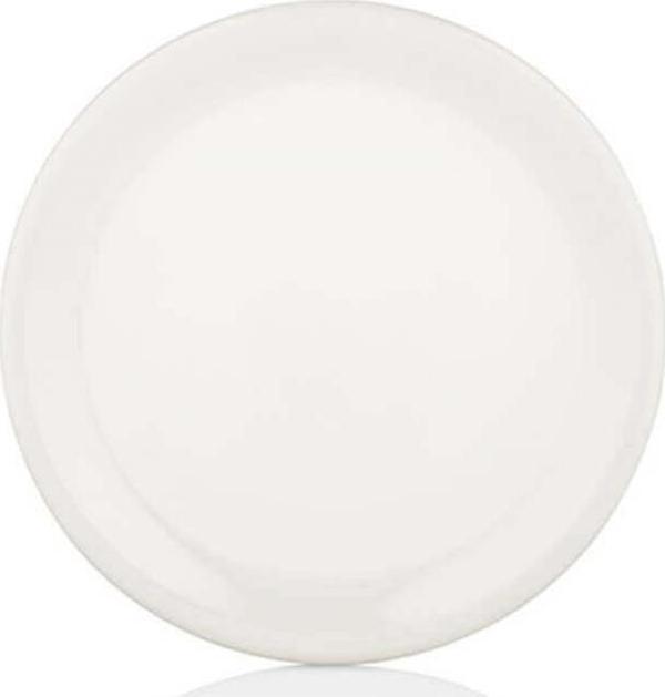 By Bone ZT-23-DZ Zest 23 CM DÜZ TABAK-beyaz porselen 12 Adet - Image 1