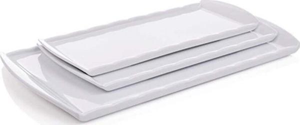 Gmb Nazen AB-16 Termoset Kırılmaz-Teşhir Tepsi 1-15x35 cm 36 Adet - Image 1