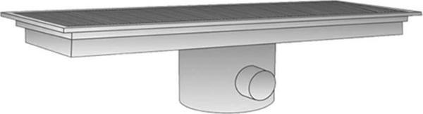 Empero EMP.YF.YO.30118 - Yer Izgarası - Yana Çıkışlı - Ortadan Sifonlu - 30x118 cm - Image 1