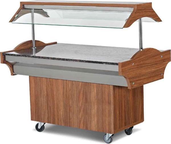 Empero EMP.SB.03-N Nötr Salat Bar Granit Üst Tabla 118x89x137 cm - Image 1