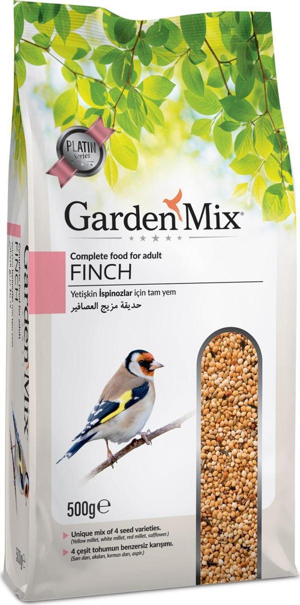 Gardenmix Platin Hint Bülbülü Finch Yemi 500 gr - Image 1