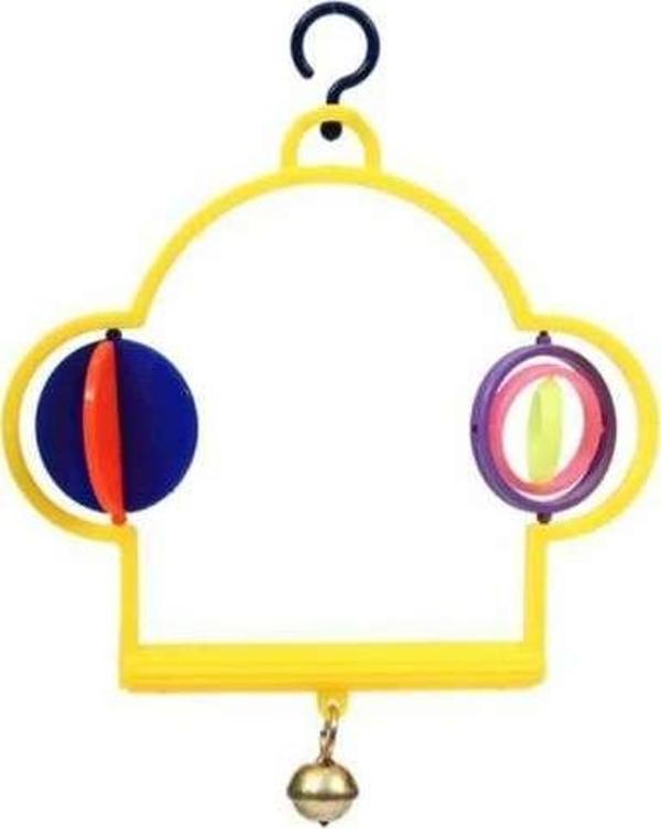 Fırfırlı Zilli Askılı Kuş Oyuncağı 12*14 cm - Image 1