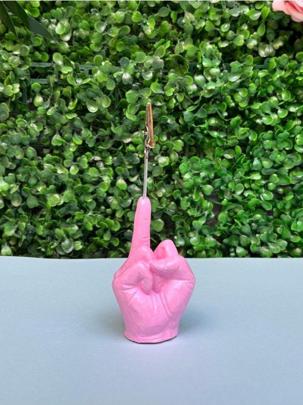 Mithbox Pembe Orta Parmak Fotoğraf Not Tutacağı Notluk Not Tutucu - Image 1