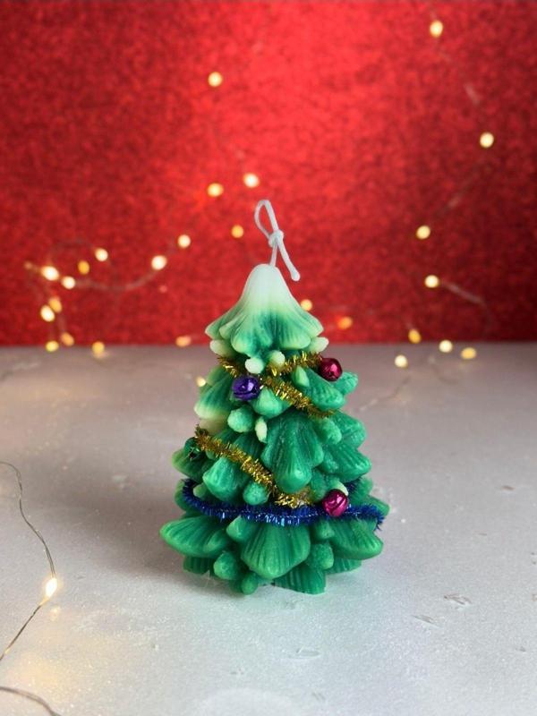 Mithbox Yılbaşı Süslü Büyük Çam Ağacı Mum - Image 1