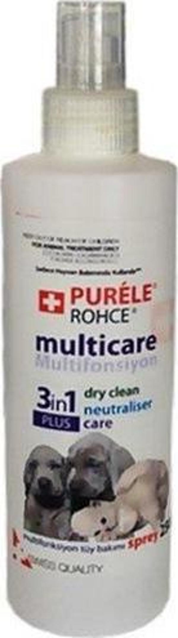 Purele 3IN1 Multifonksiyon Care Kedi Köpek Tüy Bakımı Spreyi 250 ml - Image 1