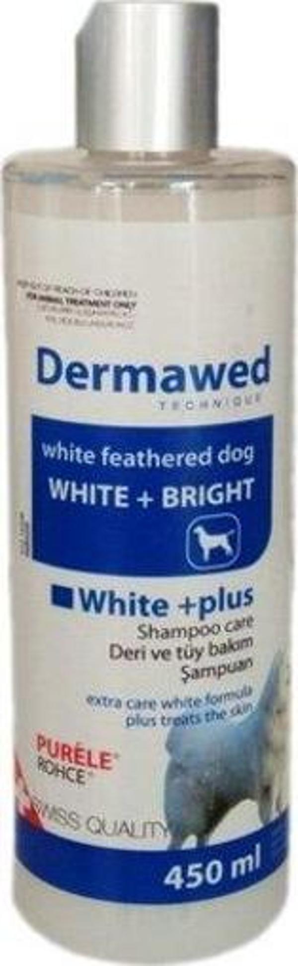 Purele Dermavet White Plus Köpek Şampuan 450 ml - Image 1