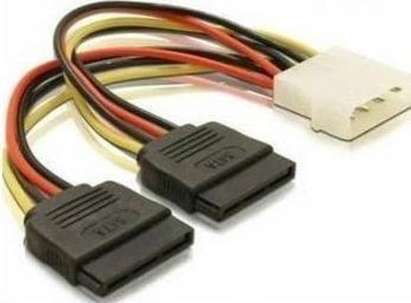 Lunatic 2949 İkili Çift Sata Power Hdd 4 pin Güç Kablosu - Image 1