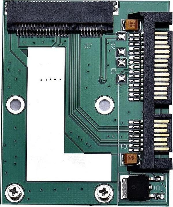 Lunatic 3751 Msata (Mini Sata) Ssd To Sata Çevirici Dönüştürücü Adaptör - Image 1