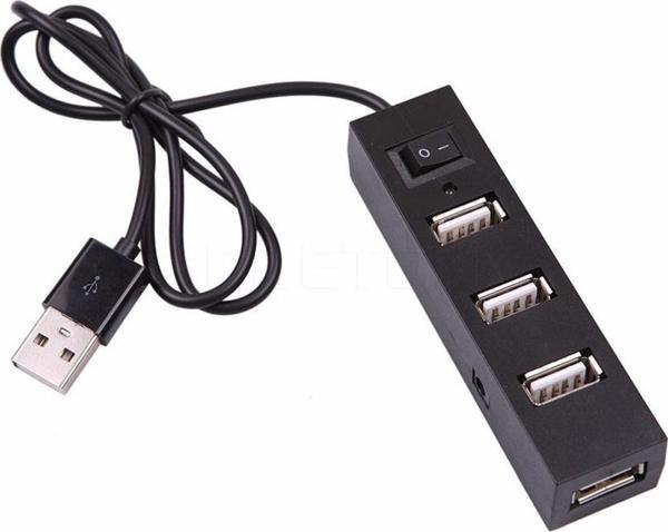 Lunatic 6248 4 Port Usb 2.0 Hub Usb Çoğaltıcı Usb Çoklayıcı Anahtarlı Switch - Image 1